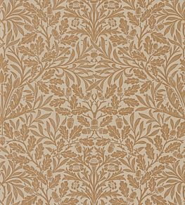 Pure Acorn Wallpaper by Morris & Co Gilver/Copper