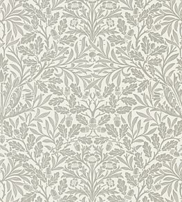 Pure Acorn Wallpaper by Morris & Co Ecru/Pewter