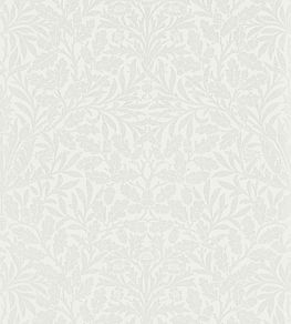 Pure Acorn Wallpaper by Morris & Co Chalk/Silver