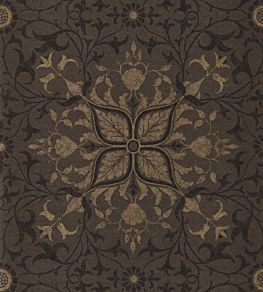Pure Net Ceiling Wallpaper by Morris & Co Charcoal/Gold
