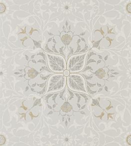 Pure Net Ceiling Wallpaper by Morris & Co Stone/Chalk