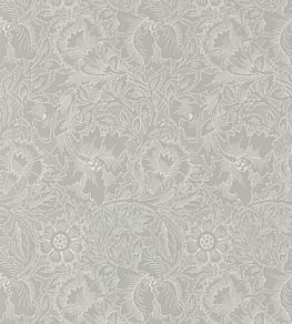 Pure Poppy Wallpaper by Morris & Co Dove/Chalk