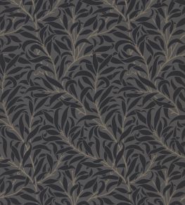 Pure Willow Bough Wallpaper by Morris & Co Charcoal/Black