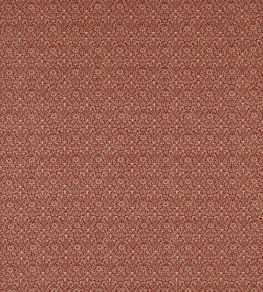 Bellflowers Weave Fabric by Morris & Co Russet
