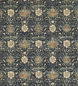 Montreal Velvet Fabric by Morris & Co Indigo/Slate