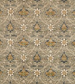 Montreal Velvet Fabric by Morris & Co Grey/Charcoal