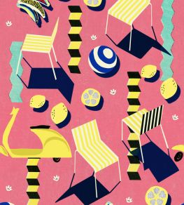 Moto Bello Wallpaper by MINDTHEGAP Pink