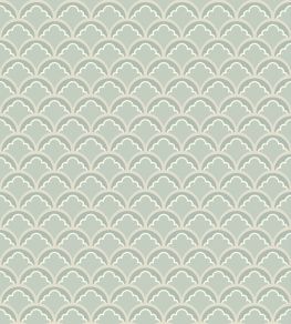 Mount Temple Small Wallpaper by GP & J Baker Aqua