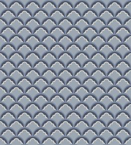 Mount Temple Small Wallpaper by GP & J Baker Blue