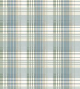 Mulberry Ancient Tartan Wallpaper by Mulberry Home Aqua