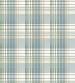 Mulberry Ancient Tartan Wallpaper by Mulberry Home Aqua