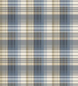 Mulberry Ancient Tartan Wallpaper by Mulberry Home Indigo