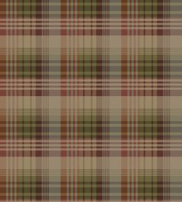 Mulberry Ancient Tartan Wallpaper by Mulberry Home Red / Plum