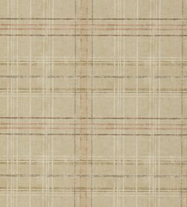 Shetland Plaid Wallpaper by Mulberry Home Sand