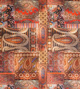Lomond Velvet Fabric by Mulberry Home Multi