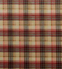 Velvet Ancient Tartan Fabric by Mulberry Home Spice