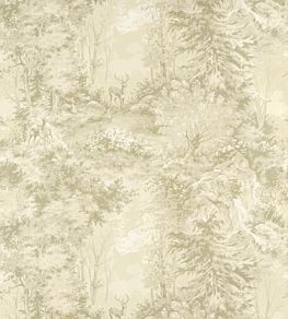 Torridon Wallpaper by Mulberry Home Charcoal