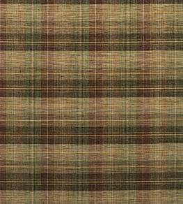 Clan Chenille Fabric by Mulberry Home Burnt Orange/Green/Nutmeg