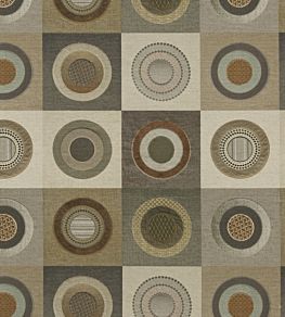 Dress Circle Linen Fabric by Mulberry Home Linen/Warm Grey