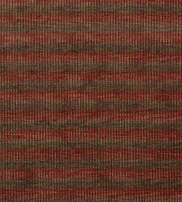 Rattan Chenille Fabric by Mulberry Home Red/Green