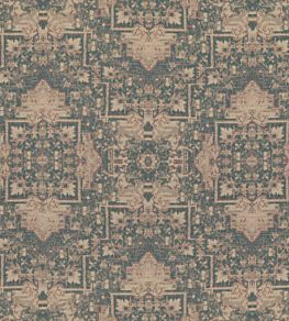 Faded Tapestry Fabric by Mulberry Home Blue / Stone
