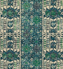 Kilver Fabric by Mulberry Home Teal