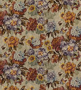 Botanica Fabric by Mulberry Home Red / Plum