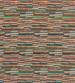 Landscape Fabric by Mulberry Home Teal / Spice