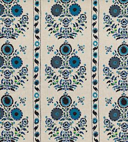 Petersham Fabric by Mulberry Home Indigo