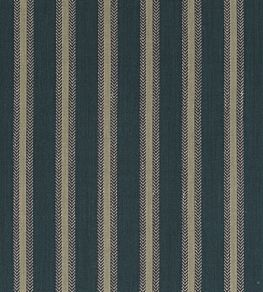 Chester Stripe Fabric by Mulberry Home Teal
