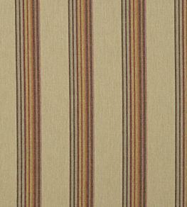 Twelve Bar Stripe Fabric by Mulberry Home Sand/Rose