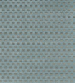 Mustak Fabric by Zoffany Wedgwood Blue / Silver