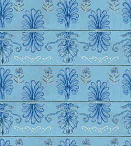 Mykonos Villa Wallpaper by MINDTHEGAP Azure