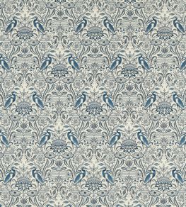 Nakuru Fabric by Clarke & Clarke Midnight/Linen