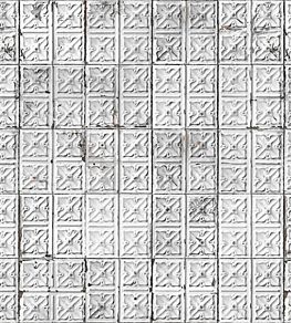 Brooklyn Tins TIN-04 Wallpaper by NLXL Large Grey