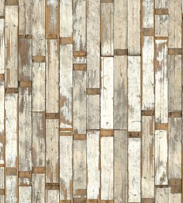 Scrapwood PHE-02 Wallpaper by NLXL White/Beige