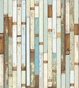 Scrapwood PHE-03 Wallpaper by NLXL White/Blue
