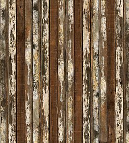 Scrapwood PHE-13 Wallpaper by NLXL White/Brown