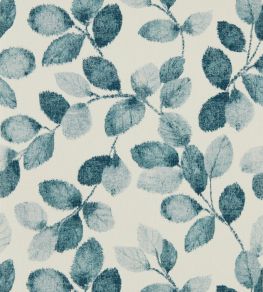 Northia Wallpaper by Clarke & Clarke Denim/Linen