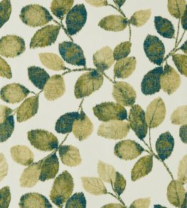 Northia Wallpaper by Clarke & Clarke Olive/Peacock