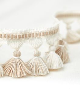 Nosterfield Tassel Trim by Sanderson Parchment