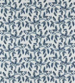 Oaknut Stripe Fabric by Sanderson Indigo/Multi