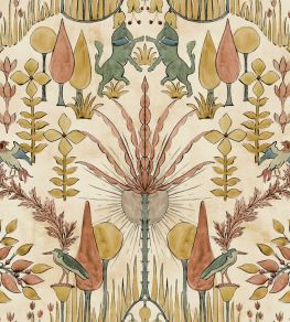 Oasis Villa Wallpaper by Coordonne Sand