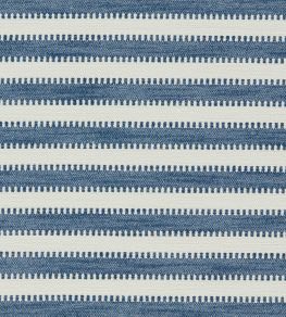 Ocala Stripe Fabric by Harlequin Indigo/Chalk