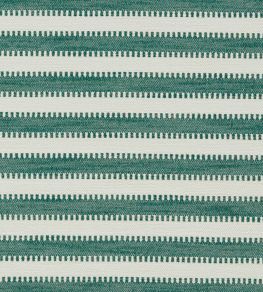 Ocala Stripe Fabric by Harlequin Mallard/Chalk