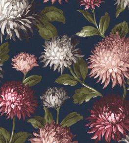 October Bloom Fabric by Woodchip & Magnolia Navy