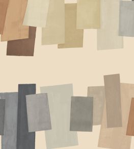Offset Blocks Wallpaper by Ohpopsi Gingerbread Latte
