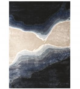 Onda Rug by William Yeoward Indigo