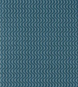 Ondine Fabric by Vanderhurd Prussian Blue/Natural