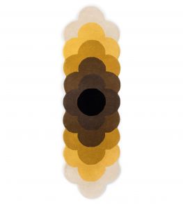 Optical Flower Rug by Orla Kiely Dandelion